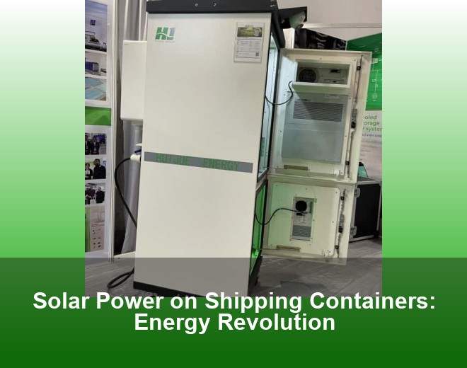 Solar Power on Shipping Containers: Energy Revolution